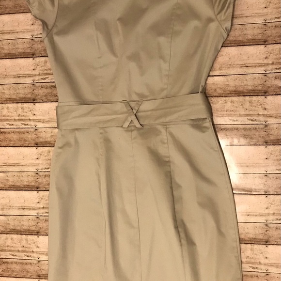 H&M Dress Casual Khaki Sz 4 - Picture 2 of 4